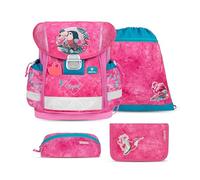 Belmil Classy Schulranzen Set 4 - teilig (403-13/AG/S) (Tropical Toucan)