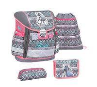 Belmil Classy Schulranzen Set 4 - teilig (403-13/AG/S) (Horse Aruba Blue)