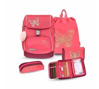 Belmil Comfy Plus Premium Schulranzen Set 4-teilig "Coral"