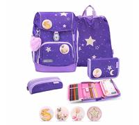 Belmil Comfy Plus Premium Schulranzen Set 5-teilig "Dahlia"