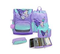 Belmil Compact Plus Premium Schulranzen Set 4-teilig "Serenity" 19 Liter