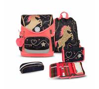 Belmil Compact Plus Premium Schulranzen Set 4-teilig "Stardust"