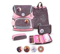 Belmil Compact Plus Premium Schulranzen Set 5-teilig "Mint" 19 Liter