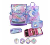 Belmil Compact Plus Premium Schulranzen Set 5-teilig "Moonlight"
