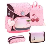 Rucksack Compact Plus Premium Schulranzen Set 4-teilig Cherry Blossom