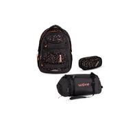 Belmil Infinity Move SET-2 Infinity Move Schulrucksack Set 3 tlg. ""Dots Blooms"" Dots Blooms