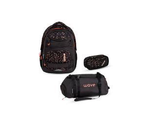 Belmil Infinity Move SET-2 Infinity Move Schulrucksack Set 3 tlg. Dots Blooms Dots Blooms Schulranzen Set