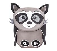 BELMIL® Kindergartenrucksack Mini Animals Raccoon Kunstfaser grau/schwarz