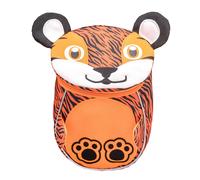 Belmil Kindergartenrucksack mit Brustgurt und Namensschild für 1-3 Jährige/Jungen - Mädchen / 4 L/Grün/in Tierform: Tiger (305-15 Mini Tiger)