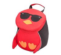 Belmil Kindergartenrucksack mit Brustgurt und Namensschild für 1-3 Jährige/Jungen - Mädchen / 4 L/Grün/in Tierform: Vogel (305-15 Mini Bird)