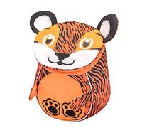 Belmil Kindergartenrucksack mit Brustgurt und Namensschild für 1-3 Jährige/Jungen - Mädchen / 4 L/Grün/in Tierform: Tiger (305-15 Mini Tiger)