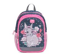 Belmil Kindergartenrucksack mit Brustgurt und Namensschild für 3-6 Jährige/Krippenrucksack Kindergartentasche Kindertasche (Bunny 2)