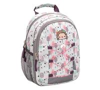 Belmil Kinderrucksack Mädchen für 1-3 Jährige - Super Leichte 260 g/Kindergarten/Krippenrucksack Kindergartentasche Kindertasche/Hedgehog, Igel/Lila, Grau, Türkis (305-9 Woodland Hedgehog)