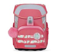 Belmil Maxi Plus Patch Me Schulranzen Set 6-teilig - Ergonomischer Schulranzen mit STABILO Stiften, Ungefülltes Schlampermäppchen, Turnbeutel & GRATIS Klett-Patches (405-87/P/S) (Aurora)