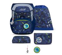 Belmil Maxi Schulranzen Set 5-teilig mit Brustgurt (405-83/AG/S) (T-Rex)