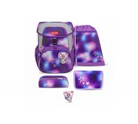 Belmil Maxi Schulranzen-Set 5-teilig Shining Fairy mit Brustgurt, Magnetverschluss, Patch 1 Stück Shining Fairy Schulranzen Set