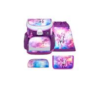 Belmil Mini-Fit ergonomisches Schulranzen-Set 4-teilig Einhorn Schulranzen Set