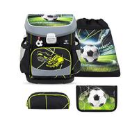Belmil Mini-Fit ergonomisches Schulranzen-Set 4-teilig Fußball