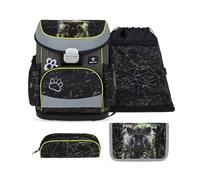 Belmil ergonomisches Schulranzen-Set Mini-Fit 4-tlg. Black Panther