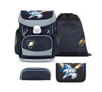 Belmil Mini-Fit ergonomisches Schulranzen-Set 4-teilig Raumschiff