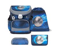Belmil Mini-Fit Schulranzen Set 4 -teilig (405-33/AG/S) (Football 4)