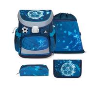 Belmil Mini-Fit Schulranzen Set 4 -teilig (405-33/AG/S) (Footballers)