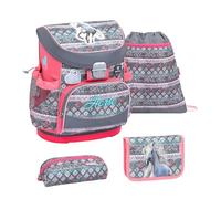 Belmil Mini-Fit Schulranzen Set 4 -teilig (405-33/AG/S) (Horse Aruba Blue)