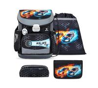 Belmil Mini-Fit Schulranzen Set 4 -teilig (405-33/AG/S) (Race It)