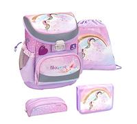 Belmil Mini-Fit Schulranzen Set 4 -teilig (405-33/AG/S) (Rainbow Unicorn 2)