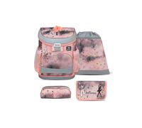 Belmil Mini-Fit Schulranzen-Set 4-teilig ""Rose Ballet"" mit Brustgurt Rose Ballet