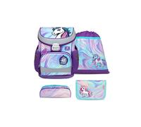 Belmil Schulranzen-Set Mini-Fit Unicorn Dream – 4-teilig, ergonomisch, mit Brustgurt