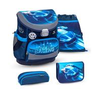 Belmil Mini-Fit Schulranzen-Set 4-tlg. - RACING BLUE NEON