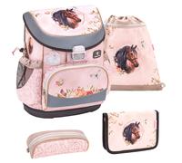 Belmil Mini-Fit Schulranzen-Set 4tlg Horse Chestnut 2023