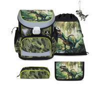 Belmil Mini-Fit Schulranzen Set 5-teilig mit extra Schlüsselanhänger (405-33AGS GRAT) (Lost World 2025)