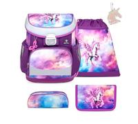 Belmil Mini-Fit Schulranzen Set 5-teilig mit extra Schlüsselanhänger (405-33AGS GRAT) (Pegasus)
