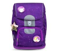 Belmil Motion ergonomisches Schulranzen, Brustgurt, Hüftgurt, Magnetverschluss (405-74) (Purple Sky)