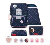 Belmil Motion ergonomisches Schulranzen Set 5-teilig "Midnight Gallop" aus recycel