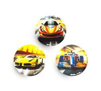 Belmil Patches mit Klettverschluss Set 3-teilig- kompatibel mit Schulranzen Comfy/Smarty (4 Speed 2)