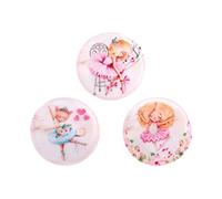 Belmil Patches mit Klettverschluss Set 3-teilig- kompatibel mit Schulranzen Comfy/Smarty (Ballet)