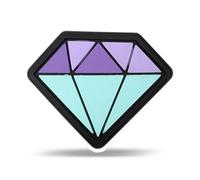 Belmil Patches mit Klettverschluss Set 3-teilig- kompatibel mit Schulranzen Comfy/Smarty (Blue and Purple Diamond)