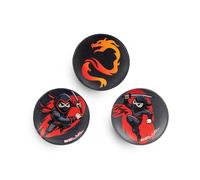Belmil Patches mit Klettverschluss Set 3-teilig- kompatibel mit Schulranzen Comfy/Smarty (Ninja)