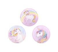 Belmil Patches mit Klettverschluss Set 3-teilig- kompatibel mit Schulranzen Comfy/Smarty (Unicorn)