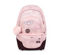 Belmil Premium 2in1 Schulrucksack mit Hüfttasche, Schulranzen, Schultasche mit Laptopfach (338-84/P) (Glam 2)