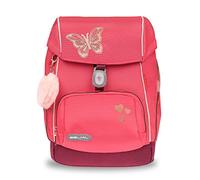 Belmil Premium Comfy Plus ergonomisches Schulranzen für kleine Kinder/Erstklässler - AGR, Brustgurt, Hüftgurt, Magnetverschluss 405-73/P (Coral)