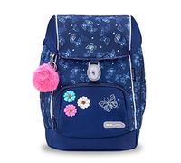 Belmil Premium Comfy Plus ergonomisches Schulranzen für kleine Kinder/Erstklässler - AGR, Brustgurt, Hüftgurt, Magnetverschluss 405-73/P (Sapphire)