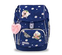 Belmil Premium Comfy Plus ergonomisches Schulranzen für kleine Kinder/Erstklässler - mit Patch Set 6 Stück, AGR, Brustgurt, Hüftgurt, Magnetverschluss 405-73/P (Daisy)