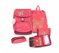 Belmil Premium Comfy Plus Schulranzen-Set 4-tlg. - CORAL