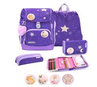 Belmil Premium Comfy Plus Schulranzenset 5-teilig - Dahlia Dahlia Koffer24