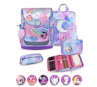 Belmil Premium Compact Plus Schulra nzen-Set 5-tlg - Moonlight Moonlight [ Koffer24