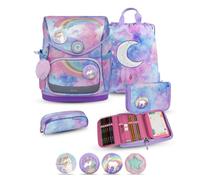 Belmil Compact Plus Premium Schulranzen Set 5-teilig Moonlight Moonlight Schulranzen Set